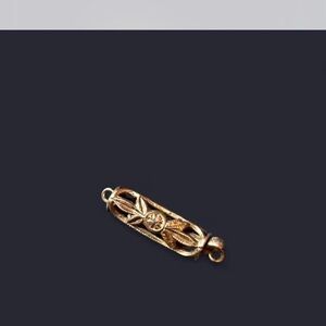 18k solid gold slide clasp